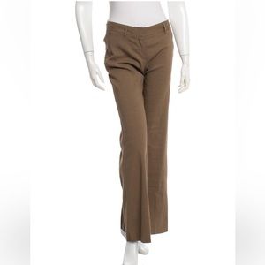Theory Khaki Linen Pants